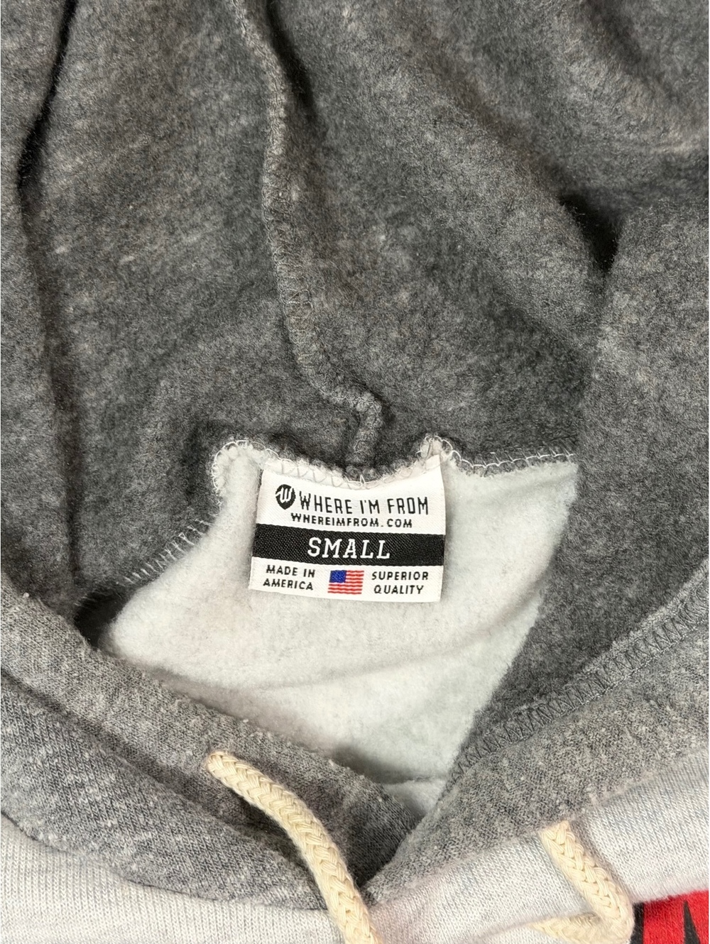 Where I’m From Chicago Color Block Hoodie Size S - Picture 5 of 6